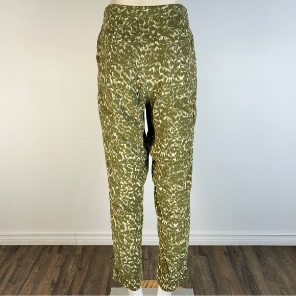 Selected Femme Chic Olive Patterned Women's Trousers 34 - Picture 4 of 11